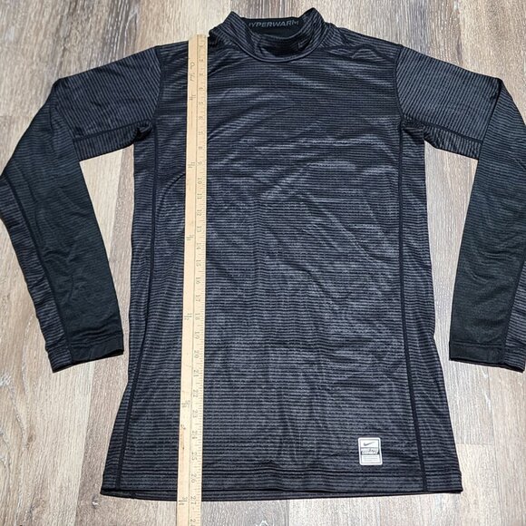 Nike Pro Combat Hyperwarm Black Compression Shirt Long Sleeve Men’s M - Picture 8 of 8